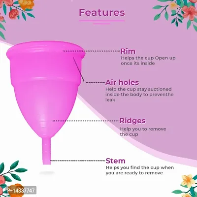 Pratiksha Healthcare Reusable menstrual Cup for Women(Small, Medium, Large)-thumb2