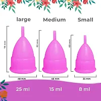 Pratiksha Healthcare Medium Size Reusable Menstrual Cup For Women-thumb2