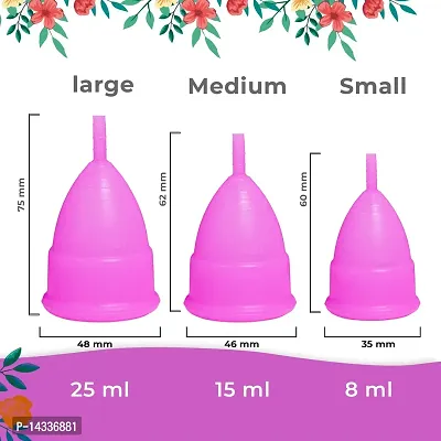 Pratiksha Healthcare Medium Size Reusable Menstrual Cup For Women-thumb3