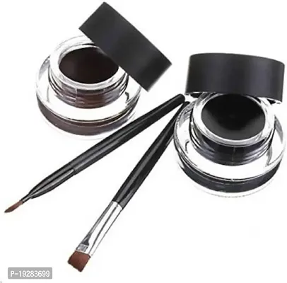 Everwey Black And Brown Gel Eye Liner 6 Ml (Black, Brown) 6 Mlnbsp;nbsp;(Black And Brown)-thumb0