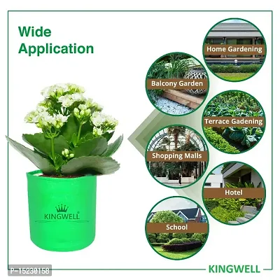 Kingwell 18 X 6 Inch Pack Of 2 Pcs Grow Bags for Plant HDPE Round Grow Bag, for Gardening-thumb2