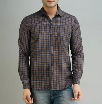 Best Selling Cotton Blend Long Sleeves Casual Shirt 