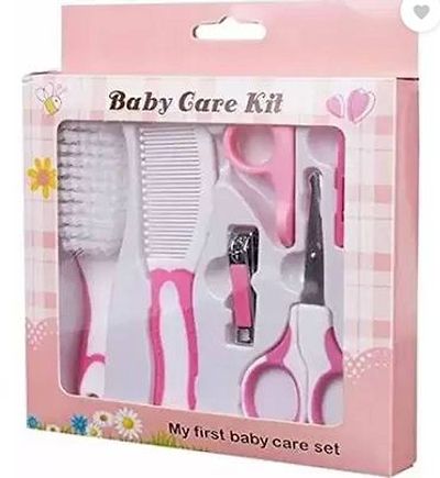 SYGA 5 Pcs Health Care Kit for Newborn Baby Kids Nail Hair Grooming Brush