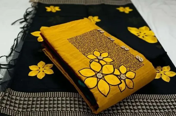 Fancy Cotton Embroidered Dress Material