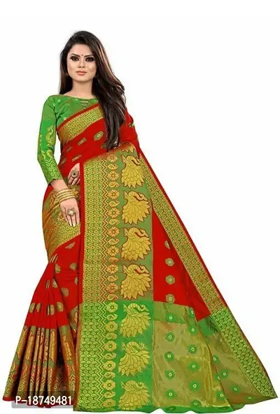 Stylish Art Silk Saree with Blouse piece For Women