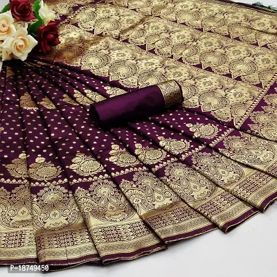 Stylish Art Silk Saree with Blouse piece For Women