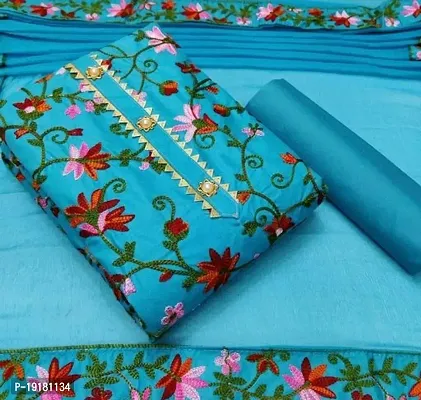 Stylish Women Cotton Dress Material with Dupatta