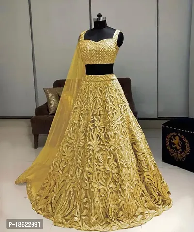 Attractive Net Lehenga For Women