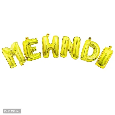 Mehndi Balloon Decoration Kit || Bridal Shower / Bachelorette Party / Hen Party / Mehndi Night /Haldi Ceremony Decoration Item (Mehndi Combo 2)-thumb4