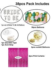 Bride To Be Balloons Decoration Items || Bridal Shower / Bachelorette Party / Hen Party / Mehndi Night /Haldi Ceremony Decoration Item (Bride To Be Silver Combo)-thumb3