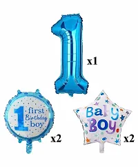 1st Birthday Blue Foil Balloons-thumb3