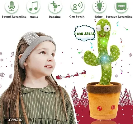 Dancing Cactus Toy For Kids Talking Singing Children.-thumb0