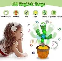 Dancing Cactus Toy For Kids Talking Singing;-thumb4