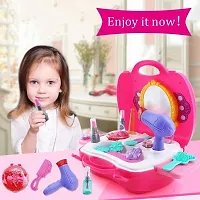 Makeup kit Toy for Girls , Many Toys to Play , Best Pretend Play Card Beauty Set Make up Toy for Girls-Plastic, Multi Color-thumb3