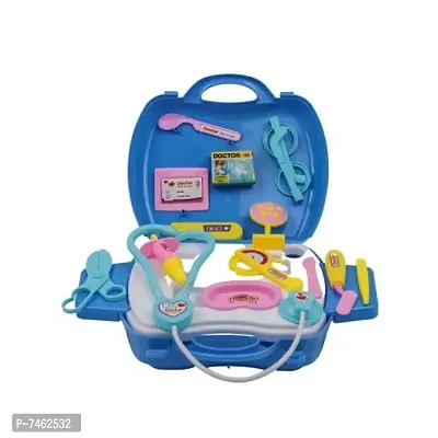 Deluxe Portable Plastic Doctor Role Play Toy Set with Convertible Suitcase Accessories For Baby Boys And Girls