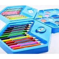 46 Pcs Drawing Set for Kids Art Set With Color Box Pencil Colors Crayons Colors Water Color Sketch Pens Set For Kids-thumb1