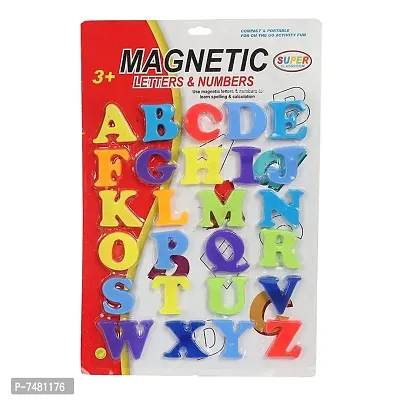 Magnetic ABCD Alphabet Letters Compact and Potable for Kids Learning and Playing at Same time