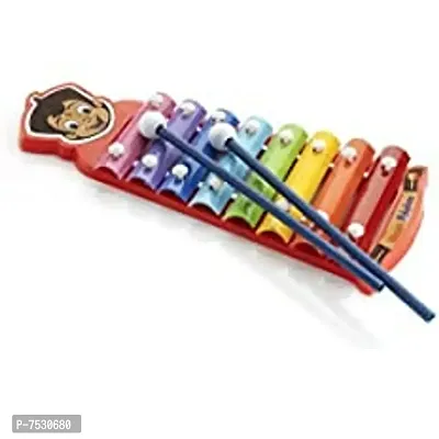 Toys Xylophone Musical Toy with 8 Note, Multicolour, 3+, 1 Xylophone, 2 Sticks Chota Bheem