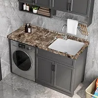 60CM X 200CM Coffee Brown Marble Grain Contact Paper Vinyl Granite Jade Waterproof Furniture Sticker Self Adhesive Peel and Stick Wallpaper for Bathroom Cabinets Kitchen Countertop Drawer Liner-thumb1