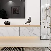 Kitchen Wallpaper (60 * 200 cm) DIY PVC Shelf Liner, Furniture, Almirah, Table Top, Wardrobe, Kitchen Cupboard Decal (White Marble)-thumb4