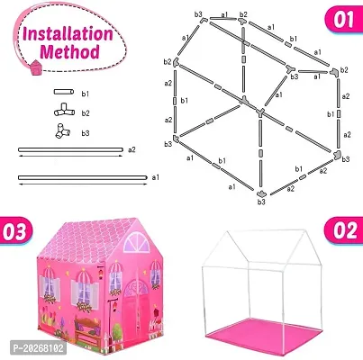 foldable  Doll tent house for kids-thumb4