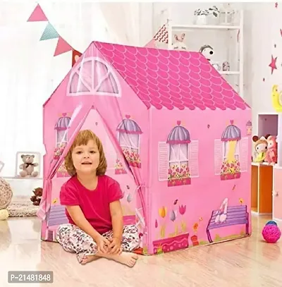 Jumbo Size Extremely Light Weight Kids Play Tent House for 3 -10 Year Old Girls and Boys [MADE IN INDIA] doll pink hous toys tent house tent house