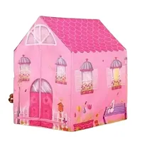 Jumbo Size Extremely Light Weight Kids Play Tent House for 3 -10 Year Old Girls and Boys [MADE IN INDIA] doll pink hous toys tent house tent house-thumb1