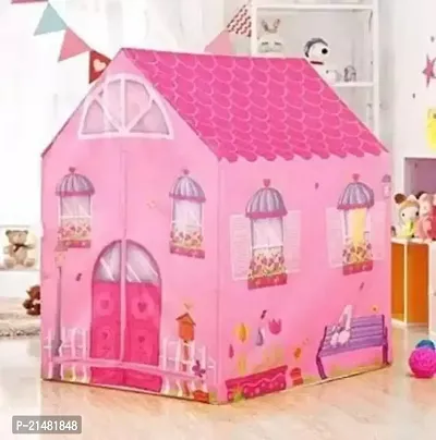 Jumbo Size Extremely Light Weight Kids Play Tent House for 3 -10 Year Old Girls and Boys [MADE IN INDIA] doll pink hous toys tent house tent house-thumb5