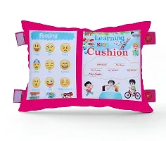 Kids Educational Velvet Learning Baby Pillow Cushion Soft Book Toys for Kids Boys and Girls size: 13*22 Inch 12 things to learn language: English, Hindi, Gujrati | Learning Pillow Graceful Baby Pillow-thumb4