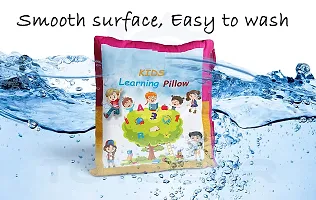 Learning Cushion Pillow Book for Kids with 2 Languages ​​to Learn - English and Hindi, Soft Fabric Cloth Books, Developmental Books for Kids-thumb1