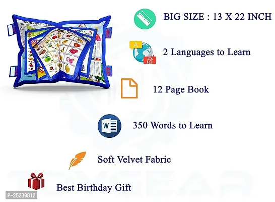 Baby Digital Printed Educational Alphabet Learning Soft Pillow Cushion Book Toys For Kids-thumb4