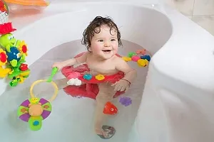 12 Pcs New Born Baby Chu Chu Bath Toys With BPA Free Non-Toxic Bath Toy (Multicolor)-thumb2