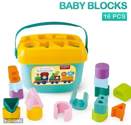 Baby and Toddler First Block Shape, Sorter, Colors, ABCD Shape, Toys for Kids-thumb5