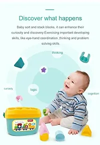Baby and Toddler Plastic First Block Shape, Sorter, Colors, ABCD Shape, Educational Learning Activity Toy for Babies Toys for 1 2 3 Year Old Boy and Girl-thumb4