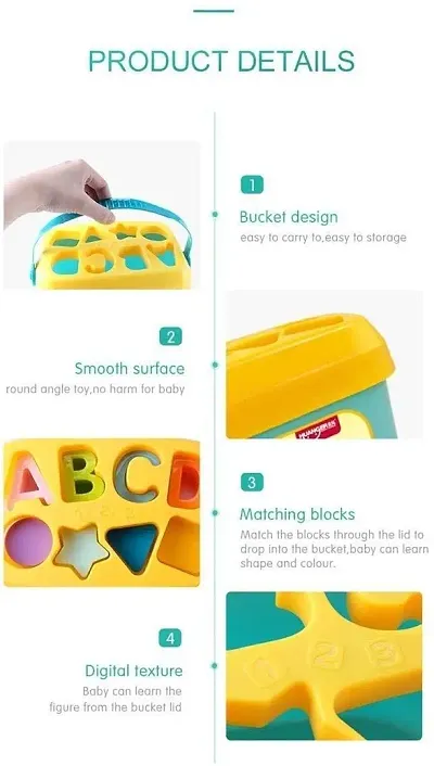 Baby And Toddler Toy  ABC And Shape Pieces;  Magnetic Puzzle Book Game, Jumbo Play Floor Games