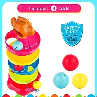Ramp Roll Ball Tower for Toddlers | Ball Drop and Roll Swirling Tower | Educational Brain Development Activity  Learning Monkey Toys | Best Gift for Children(5 Layer). 1-5 Years Kids!-thumb3