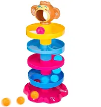 Rolling Ball Drop  Roll Swirling Tower for Baby and Toddlers - Educational Toy for Kids - Multi Color-thumb3