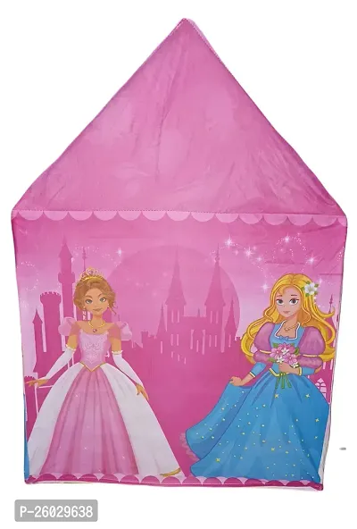 Princess Kids Play House | Jumbo Kids Play Tent with 10 Balls for 3 to 10 Years Children | Indoor and Outdoor Games-thumb0