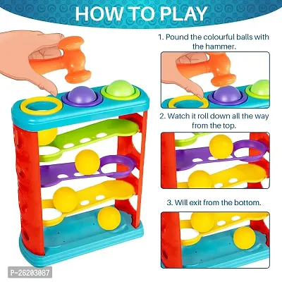 Hammer Ball Toy Baby Toys for Kids Knock Pounding Ball Hammering Knock Ball Toys for Kids Stacking Toys-thumb2