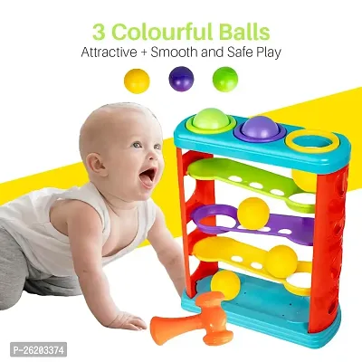 Hammer Knock Ball for Babies and Toddlers - Pound and See The Balls roll Down The ramps for Infants Kids Boys Girls-thumb4