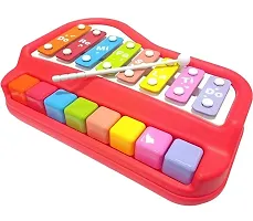 2 in 1 Baby Piano Xylophone Toy for Toddlers 1-3 Years Old, 8 Multicolored Key, Keyboard Xylophone Piano, Musical Learning Instruments Toy for Kids(Girls  Boys)-thumb3
