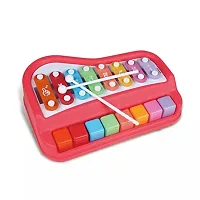 2 in 1 Baby Piano Xylophone Toy for Toddlers 1-3 Years Old, 8 Multicolored Key, Keyboard Xylophone Piano, Musical Learning Instruments Toy for Kids(Girls  Boys)-thumb3