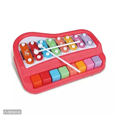 2 in 1 Baby Piano Xylophone Toy for Toddlers 1-3 Years Old, 8 Multicolored Key, Keyboard Xylophone Piano, Musical Learning Instruments Toy for Kids(Girls  Boys)-thumb4