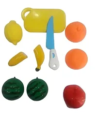 Sliceable Cutting Fruit Vegetable Toys with Chopping Board  Knife Play Set for Kids-thumb1