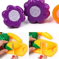 Sliceable Cutting Fruit Vegetable Toys with Chopping Board  Knife Play Set for Kids-thumb3