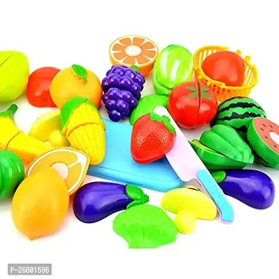 Kids Mandi Fruits Play Set Toys | Realistic Sliceable Cutting Fruit Toy | Pretend Role Playset-thumb3