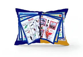 Copy Books Set of 4 Magic Writing  Drawing Books with  Learning Cushion Pillow Book for Kids with 2 Languages Learn English and Hindi, Soft Fabric Cloth Books,-thumb2