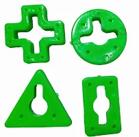 Puzzle  Geometric Shaped Blocks Building Puzzle Toy.-thumb4