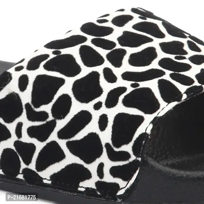 Girls leopard hotsell print flip flops