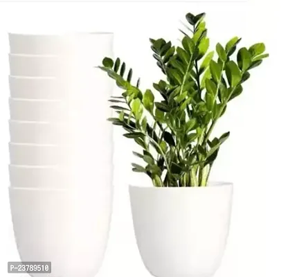 Indoor Flower Pot Home Decor Cool Pot Plant Pot 5.5 Inch Height Pack Of 10 White Plant Pot-thumb0